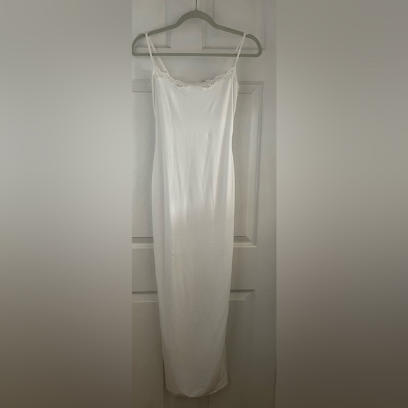 NWT SKIMS Marble Lace Slip Dress/Small - Picture 2 of 6